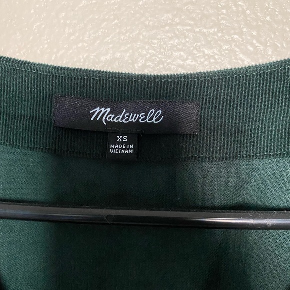 Madewell Corduroy Puff Sleeve Button FrontTop - Picture 7 of 9